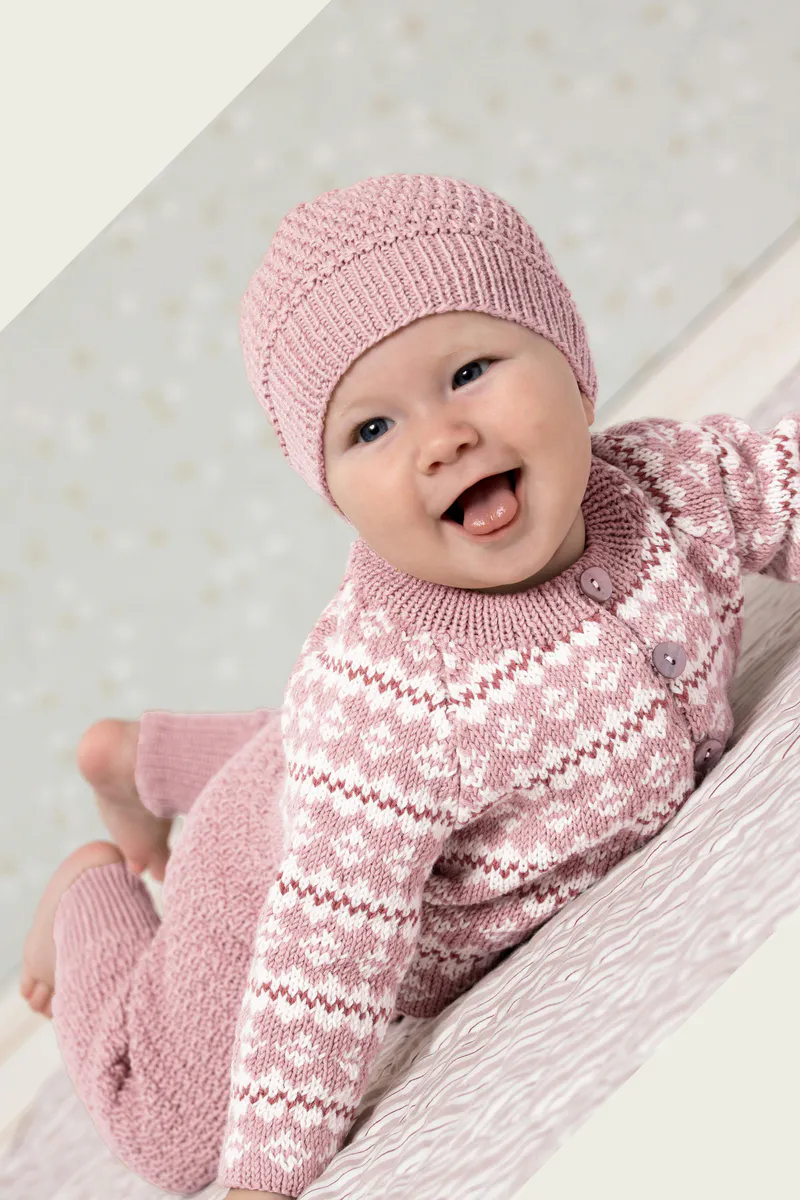 Smårolling Jakke & Bukse Lys Blå fra HoY